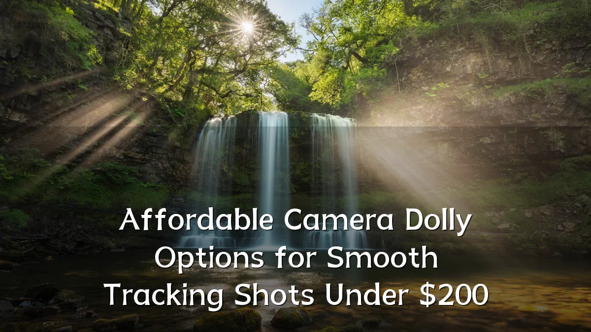 Affordable Camera Dolly Options for Smooth Tracking Shots Under $200