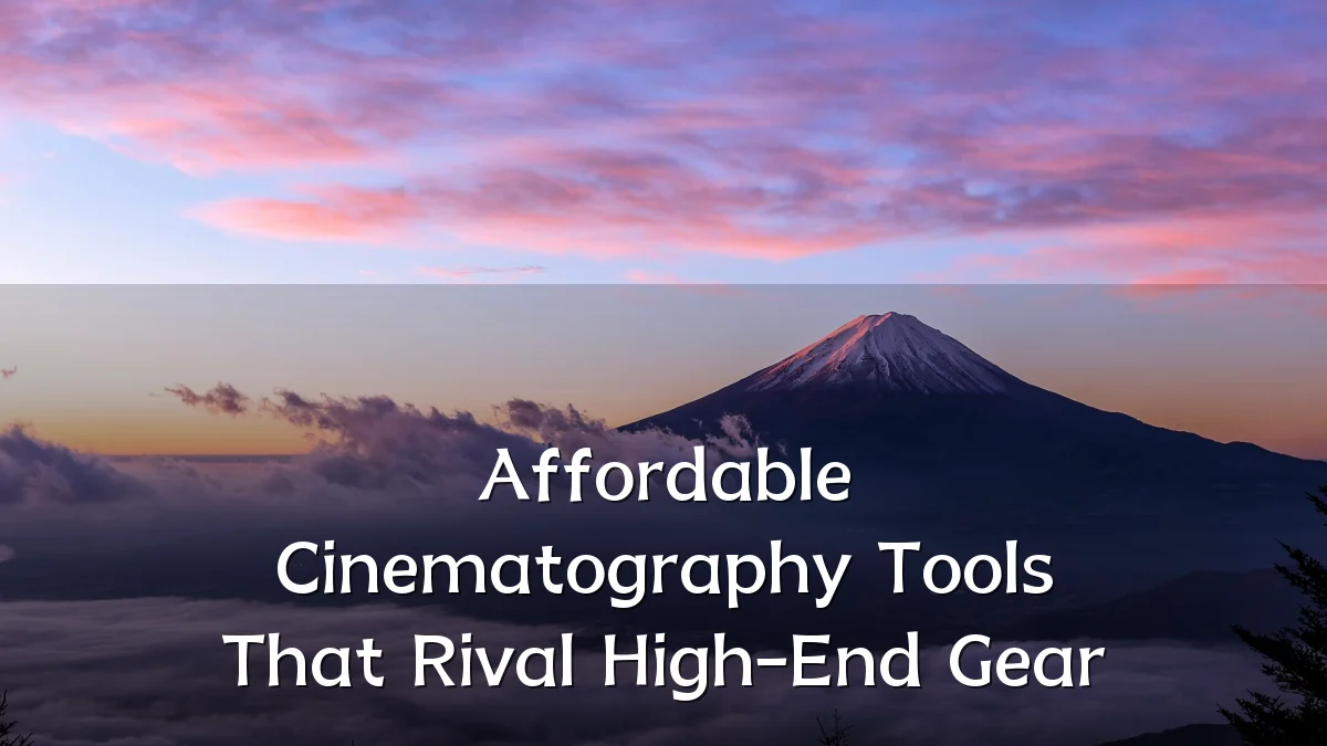 Affordable Cinematography Tools That Rival High-End Gear