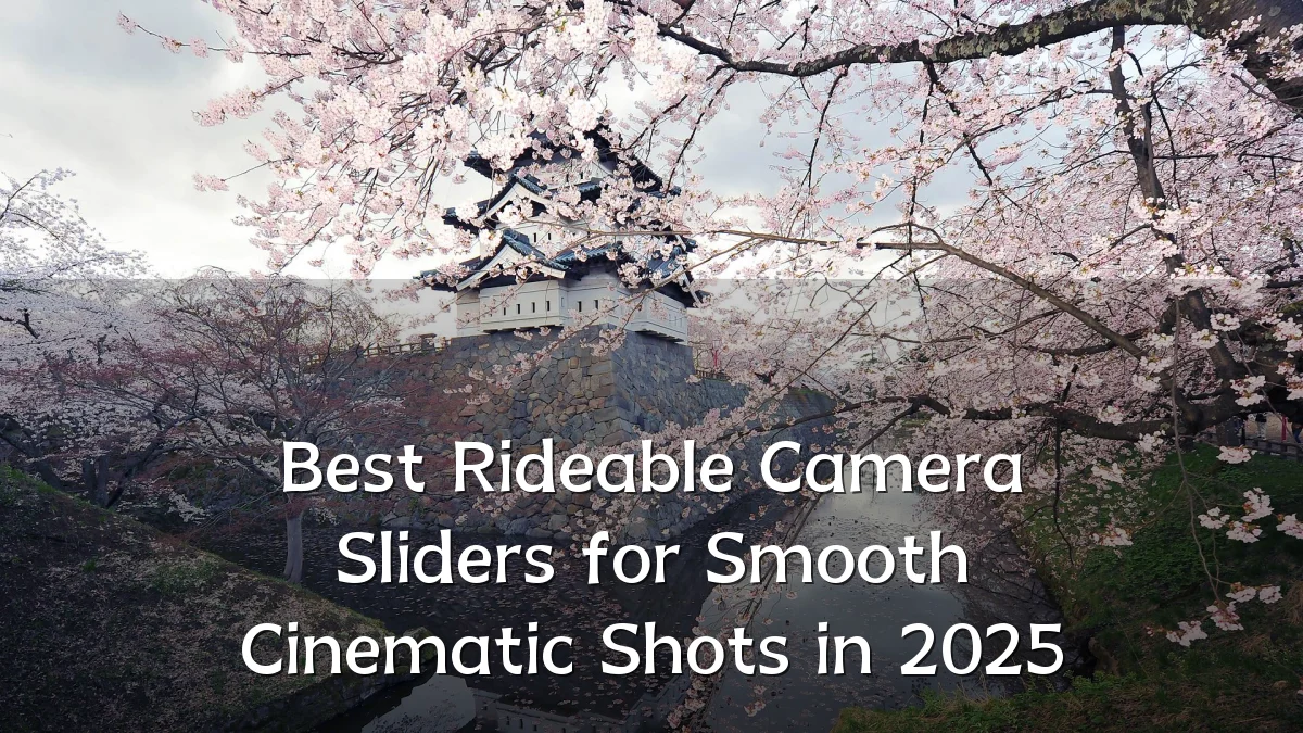 Best Rideable Camera Sliders for Smooth Cinematic Shots in 2025