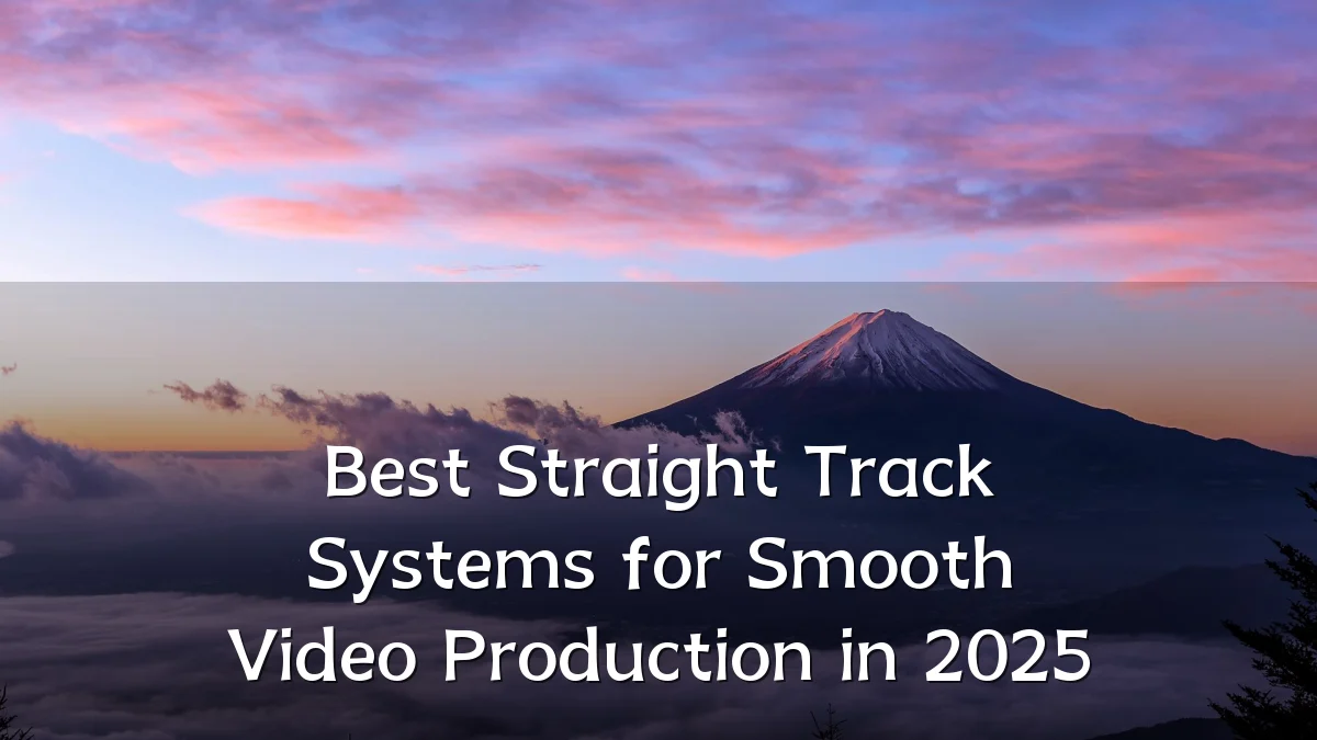 Best Straight Track Systems for Smooth Video Production in 2025