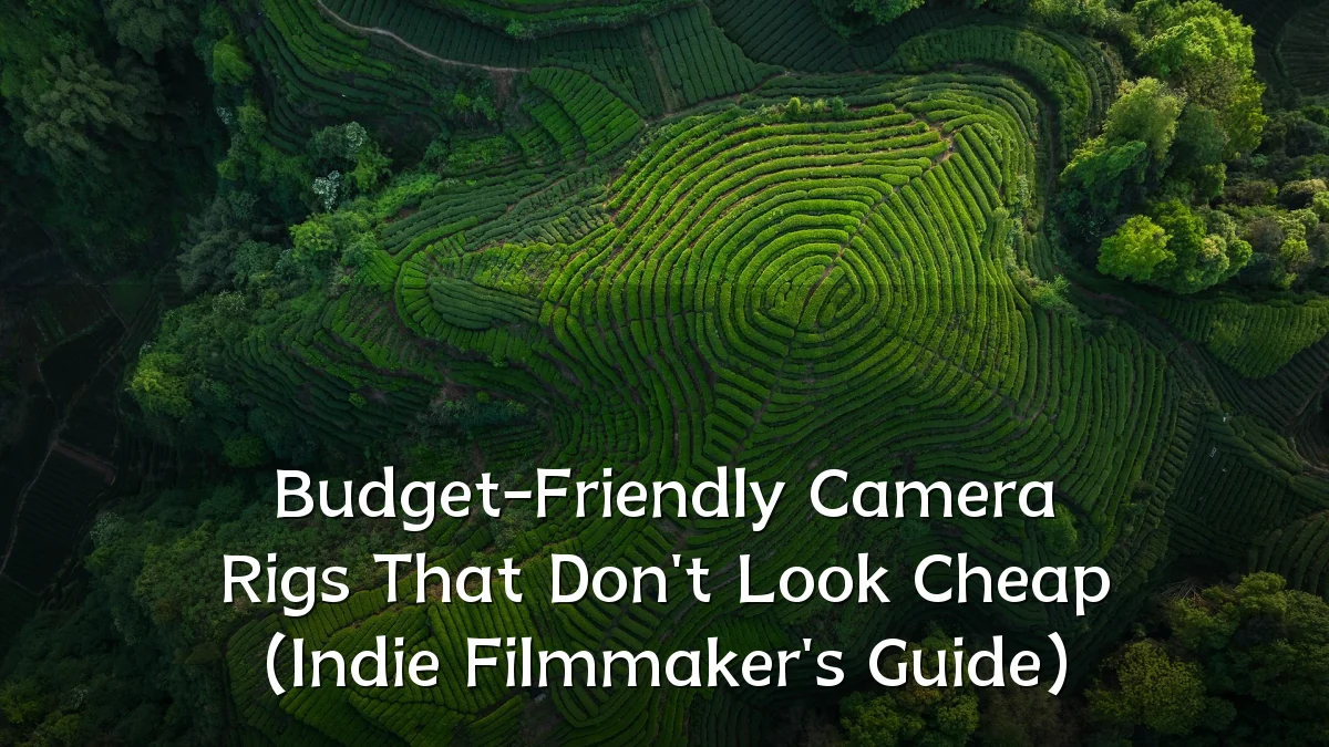Budget-Friendly Camera Rigs That Don't Look Cheap (Indie Filmmaker's Guide)