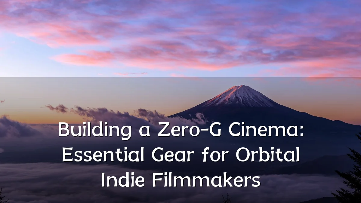 Building a Zero-G Cinema: Essential Gear for Orbital Indie Filmmakers