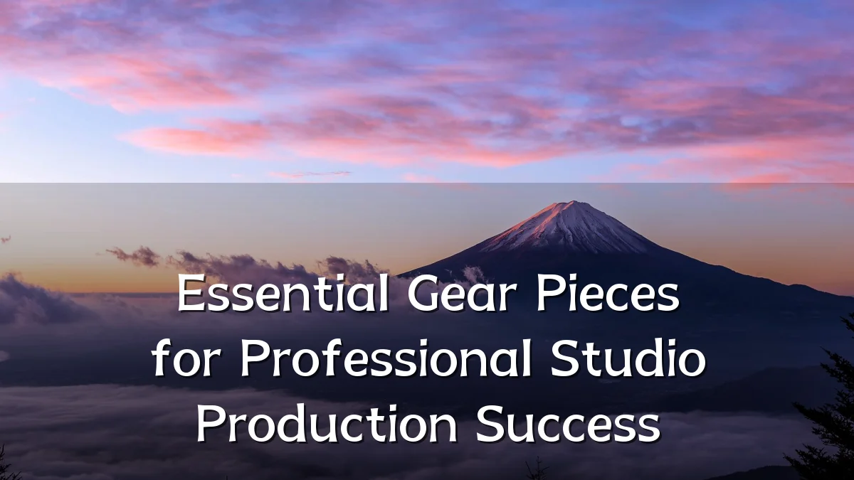 Essential Gear Pieces for Professional Studio Production Success