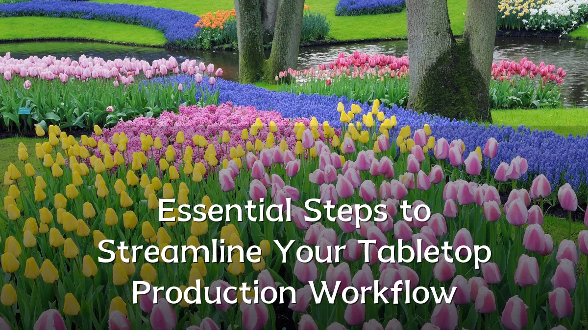 Essential Steps to Streamline Your Tabletop Production Workflow