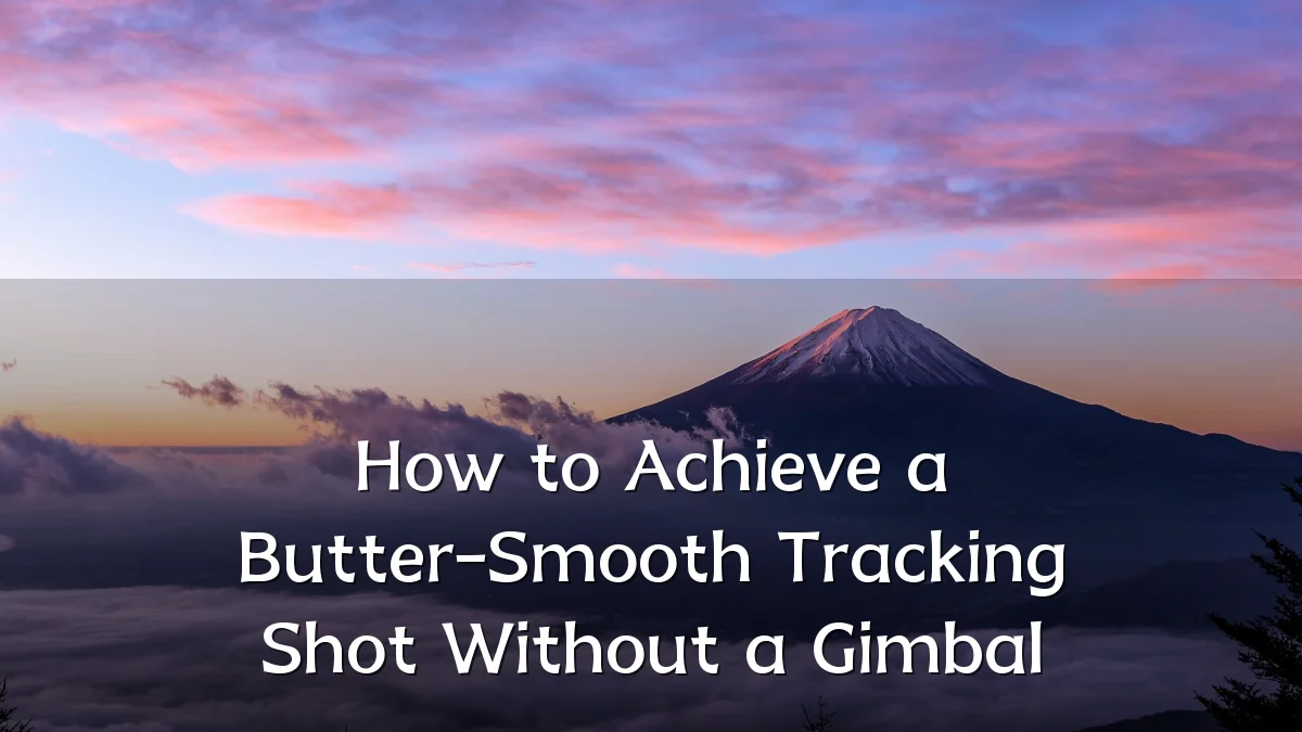 How to Achieve a Butter-Smooth Tracking Shot Without a Gimbal