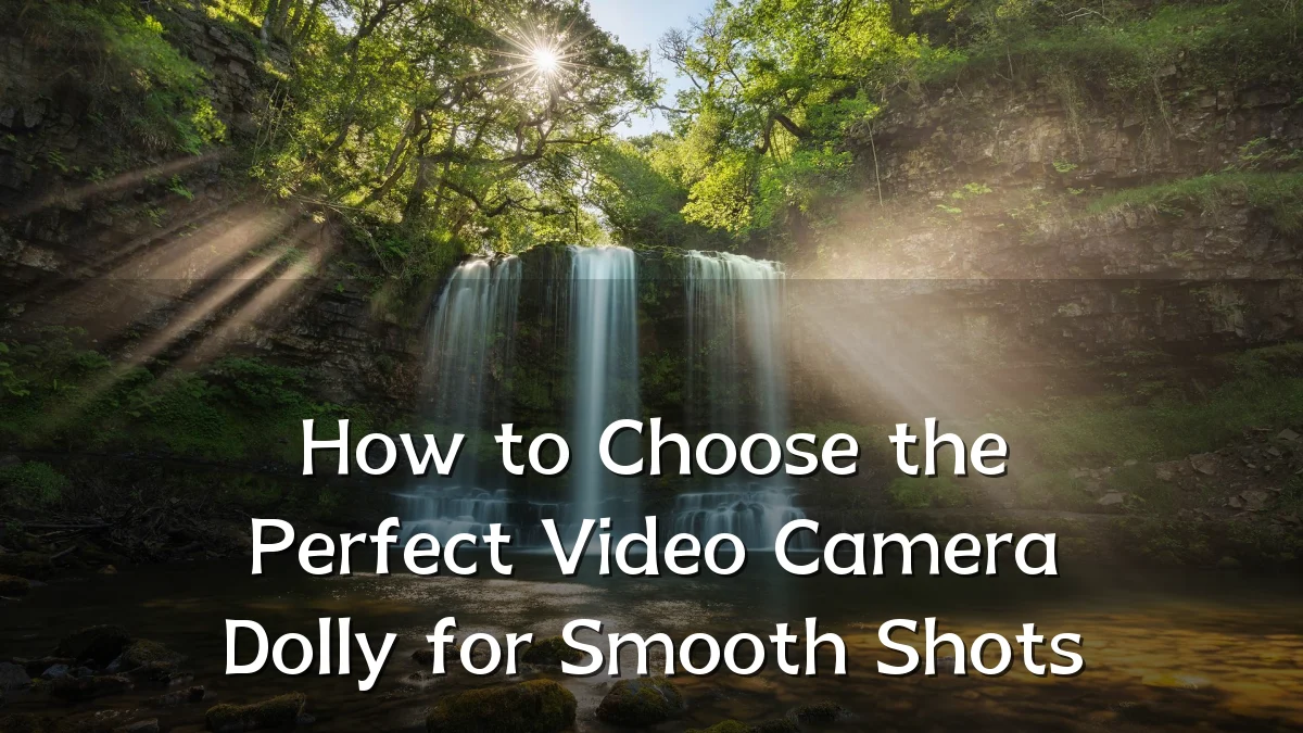 How to Choose the Perfect Video Camera Dolly for Smooth Shots