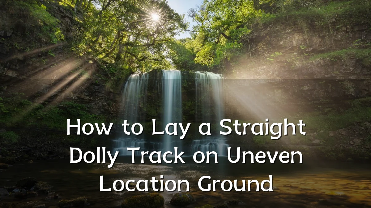 How to Lay a Straight Dolly Track on Uneven Location Ground