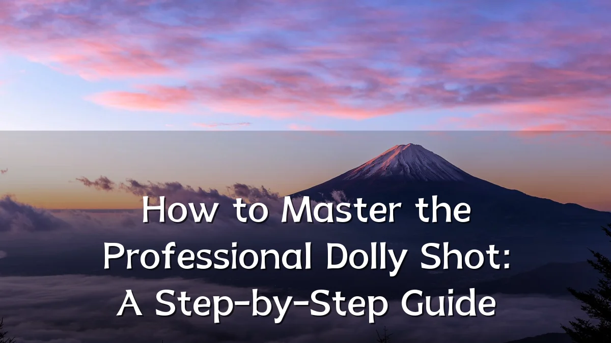 How to Master the Professional Dolly Shot: A Step-by-Step Guide