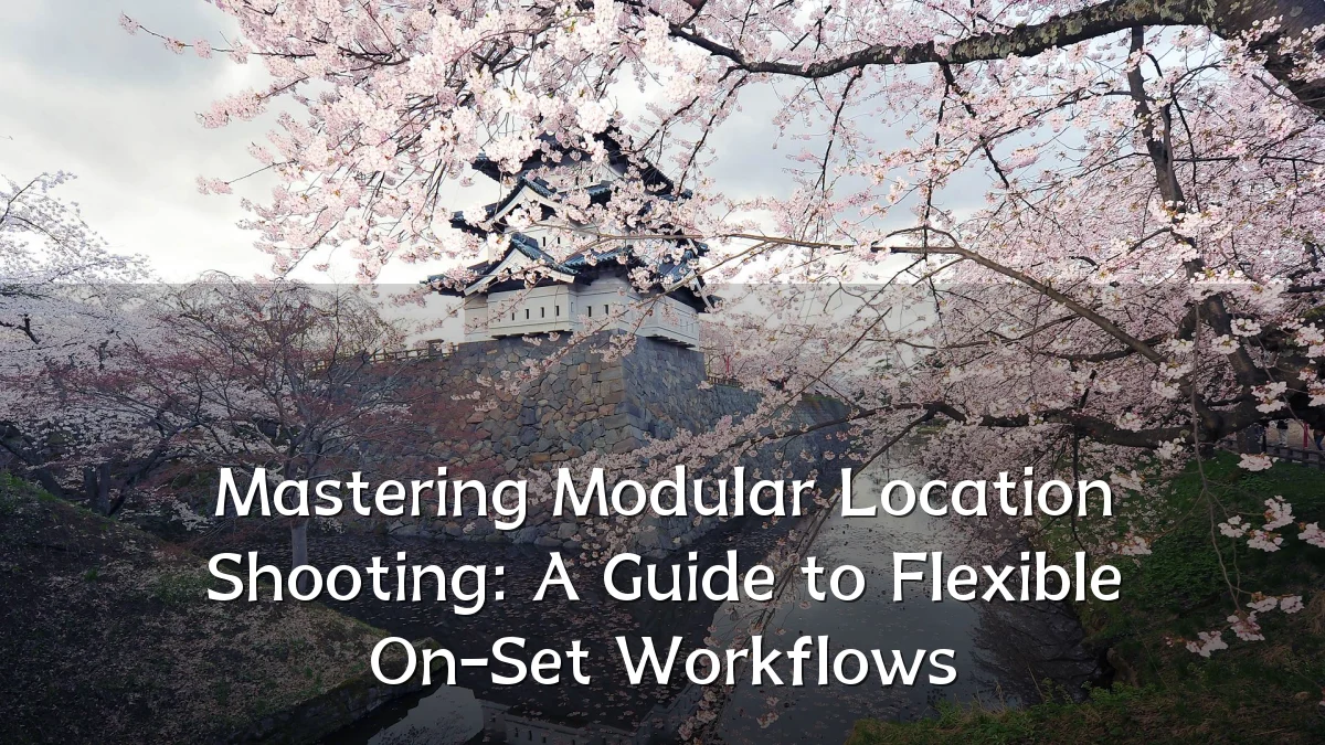 Mastering Modular Location Shooting: A Guide to Flexible On-Set Workflows