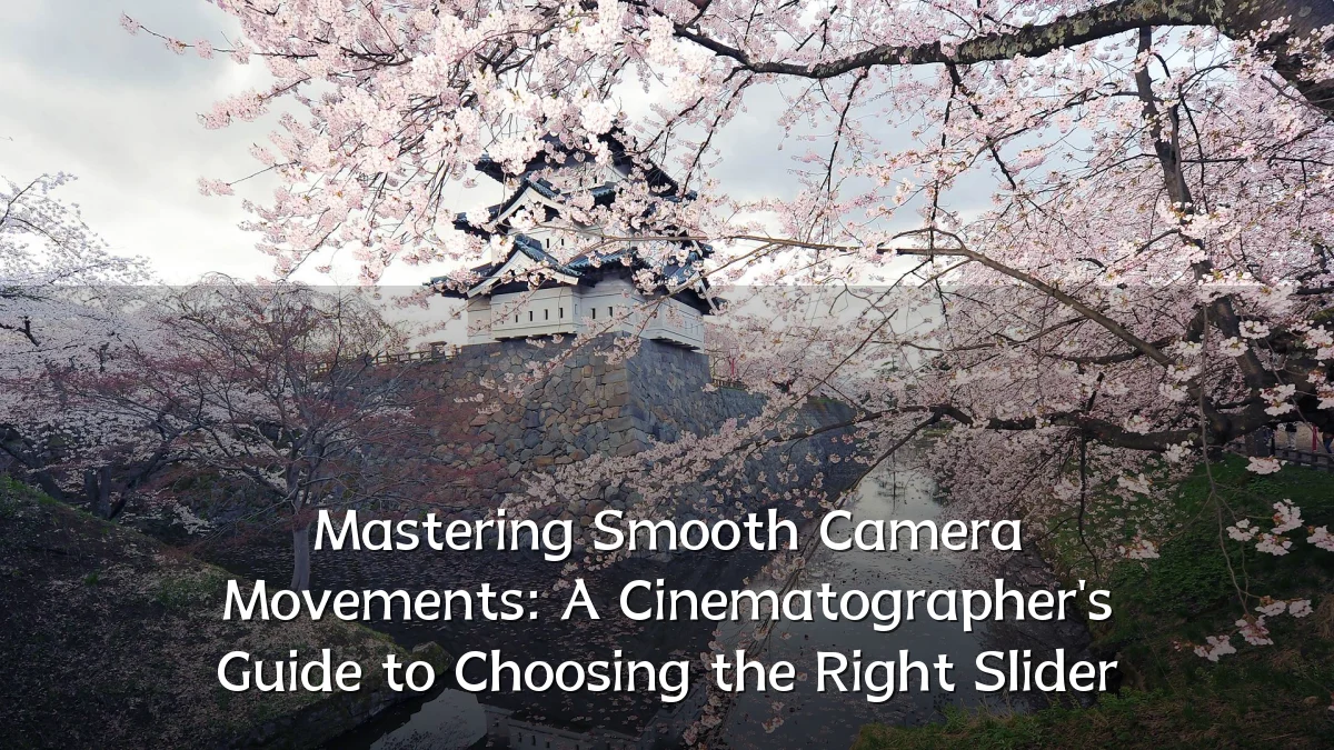 Mastering Smooth Camera Movements: A Cinematographer's Guide to Choosing the Right Slider