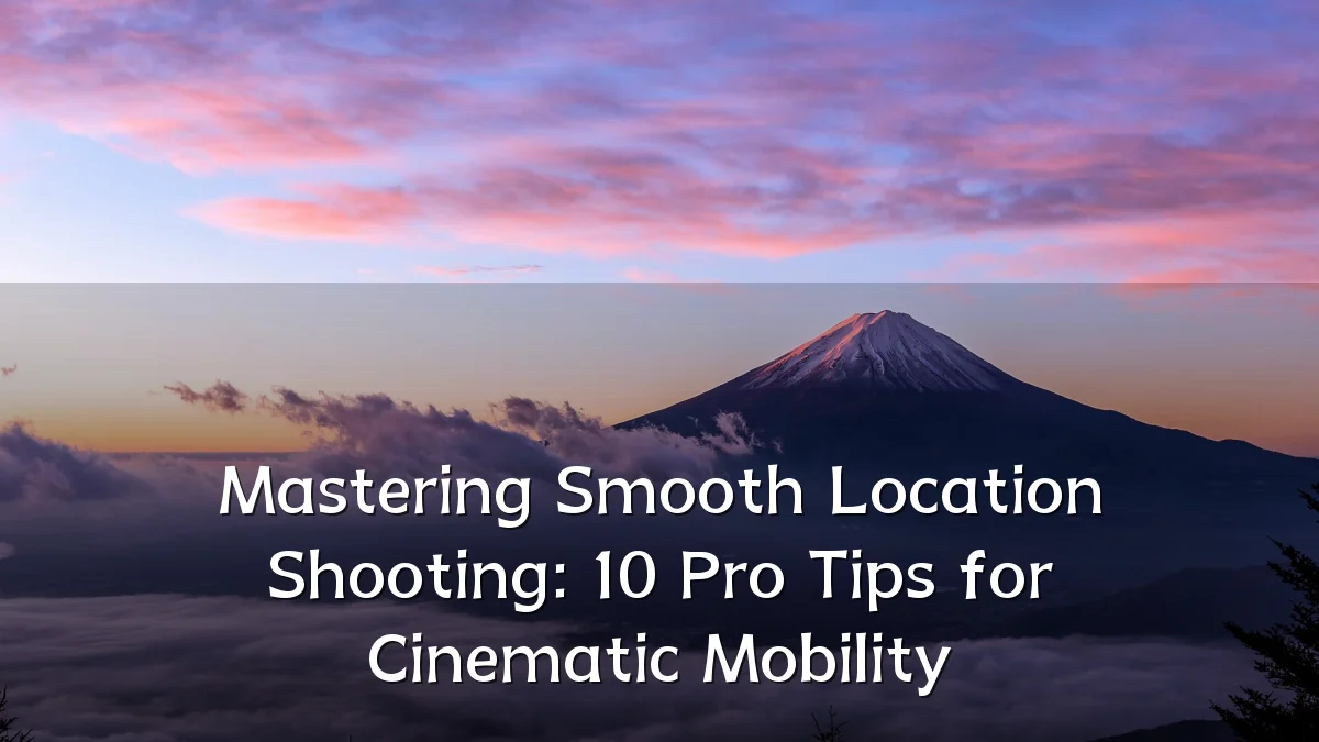 Mastering Smooth Location Shooting: 10 Pro Tips for Cinematic Mobility