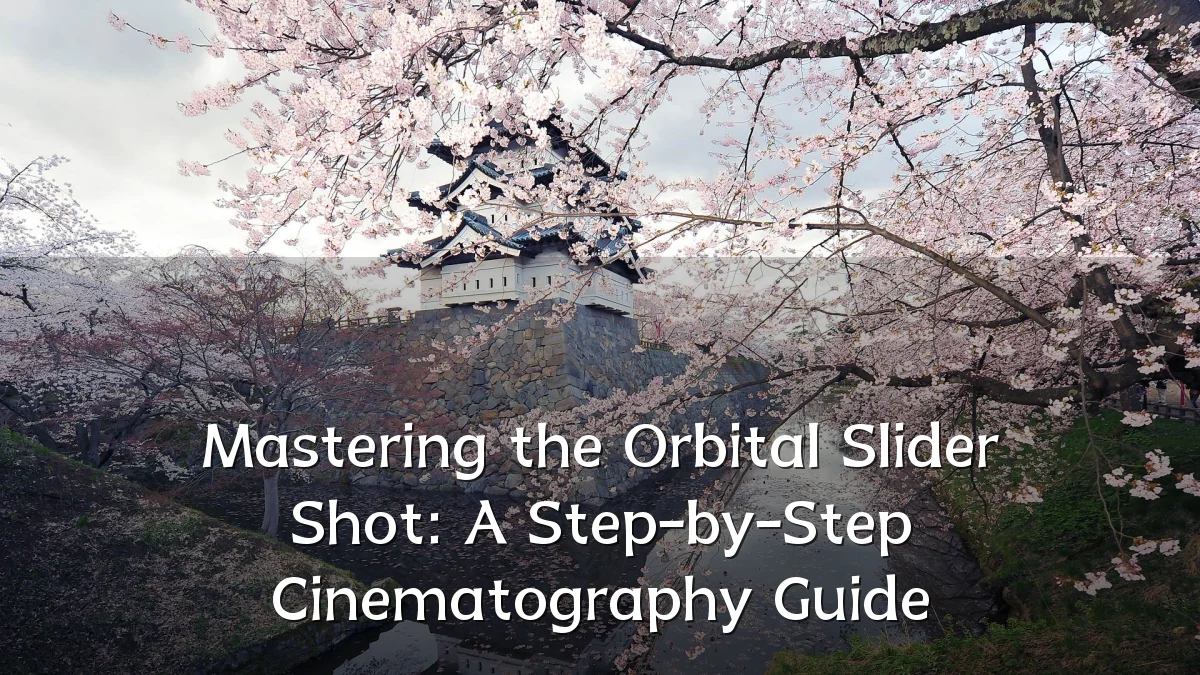 Mastering the Orbital Slider Shot: A Step-by-Step Cinematography Guide