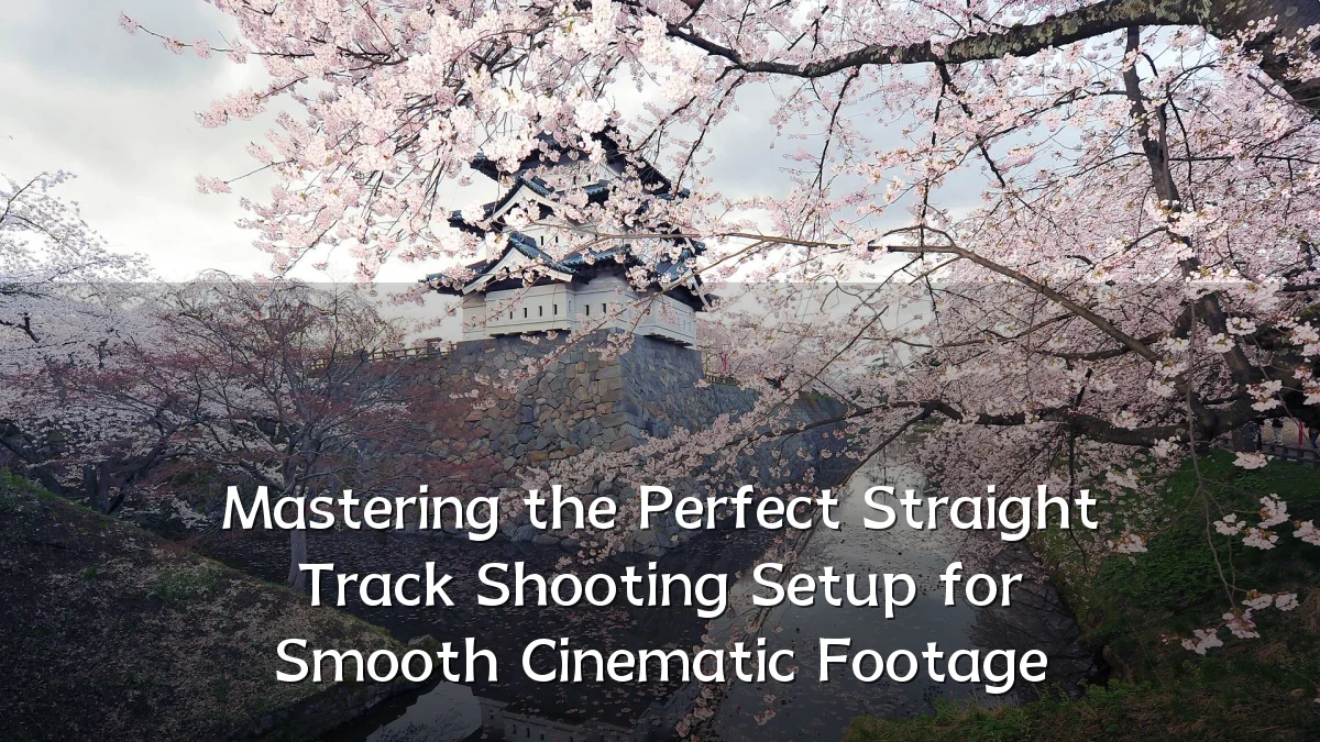Mastering the Perfect Straight Track Shooting Setup for Smooth Cinematic Footage
