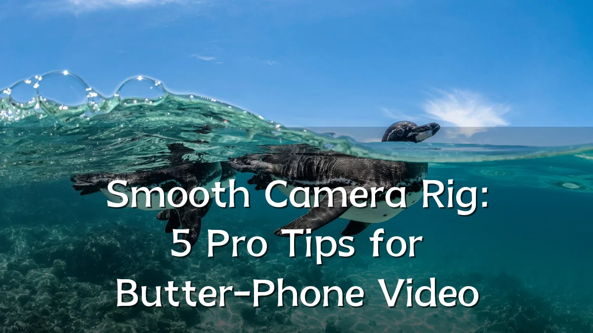 Smooth Camera Rig: 5 Pro Tips for Butter-Phone Video