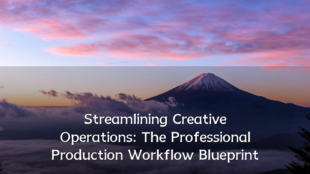 Streamlining Creative Operations: The Professional Production Workflow Blueprint