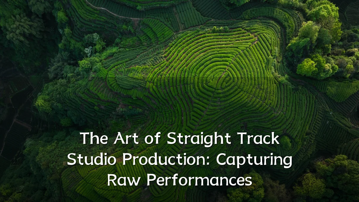The Art of Straight Track Studio Production: Capturing Raw Performances