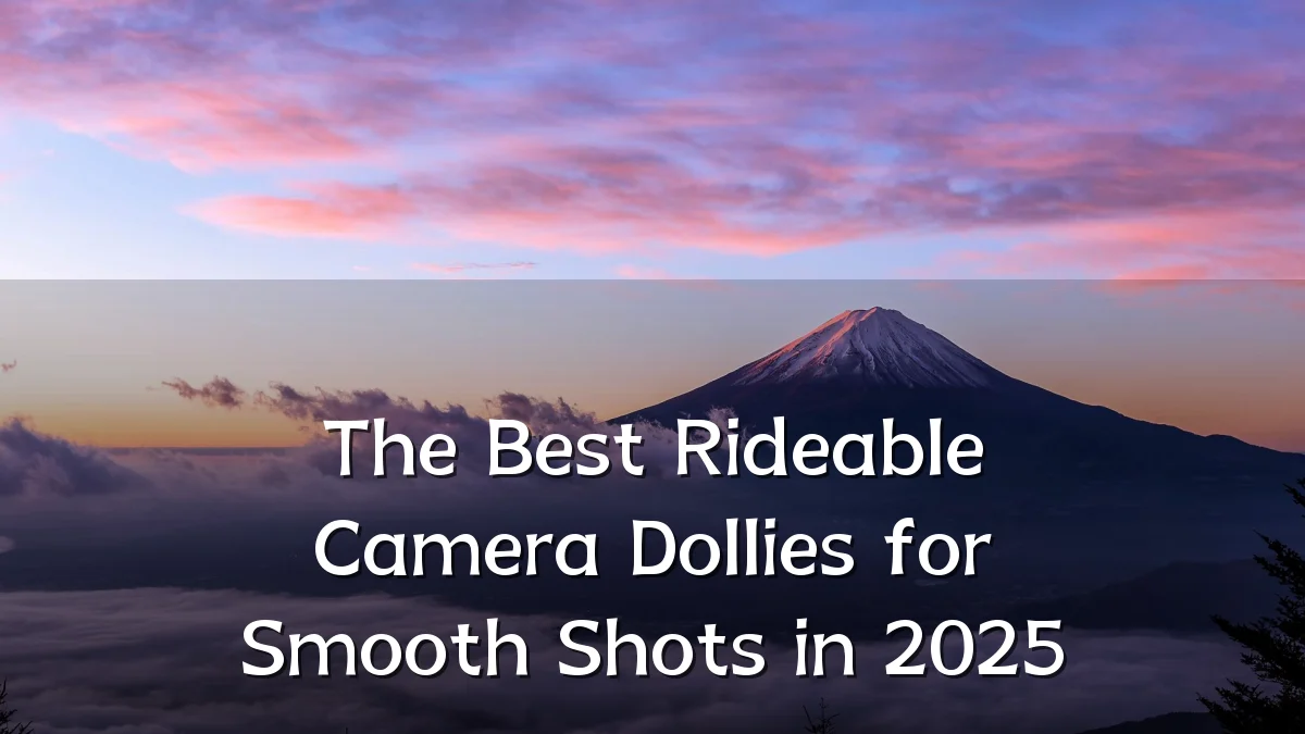 The Best Rideable Camera Dollies for Smooth Shots in 2025