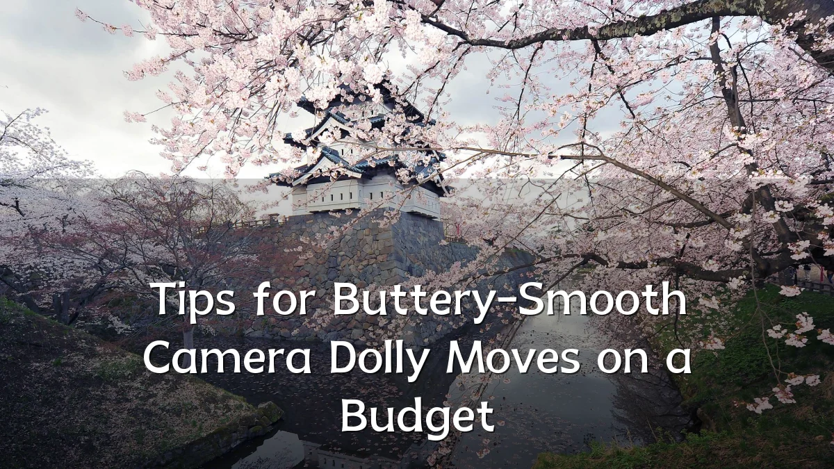 Tips for Buttery-Smooth Camera Dolly Moves on a Budget