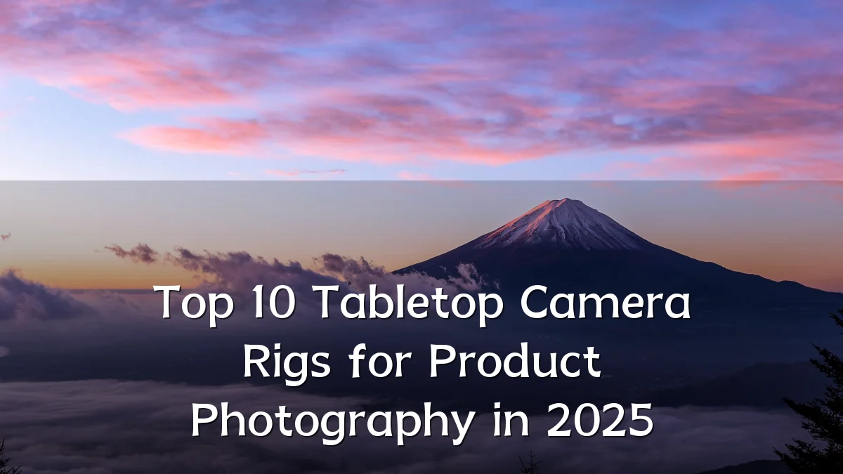 Top 10 Tabletop Camera Rigs for Product Photography in 2025